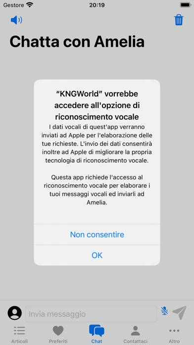 KNGWorld Schermata dell'app