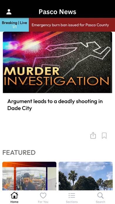 Pasco News App screenshot