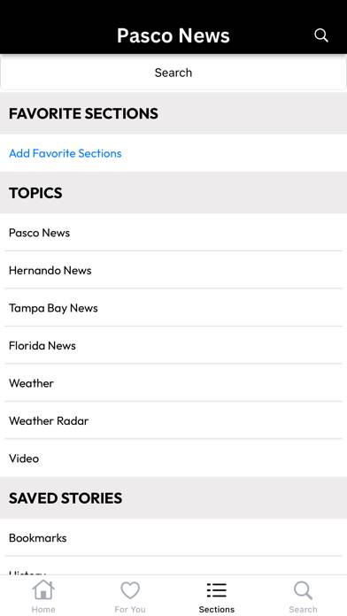 Pasco News App screenshot