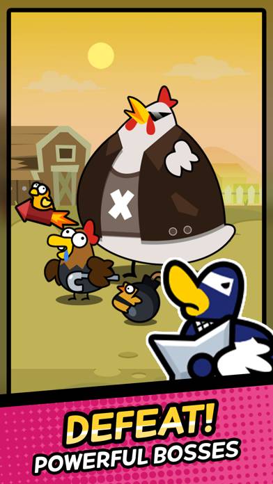 Duck vs Chicken Merge Defence Captura de pantalla de la aplicación #4