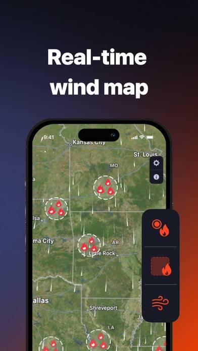 The Wildfire Tracker Captura de pantalla de la aplicación