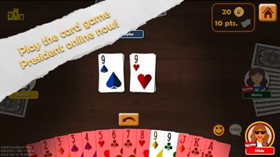 President Card Game Online App screenshot #1
