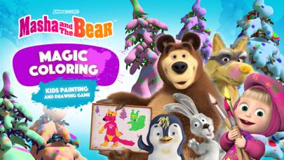 Masha and the Bear Coloring 3D Schermata dell'app #1