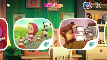 Masha and the Bear Coloring 3D App screenshot #4