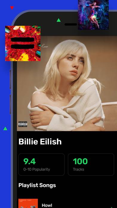 Stats for Spotify Music plus Captura de pantalla de la aplicación #2