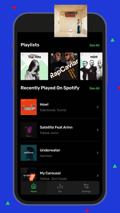 Stats for Spotify Music plus Captura de pantalla de la aplicación #5