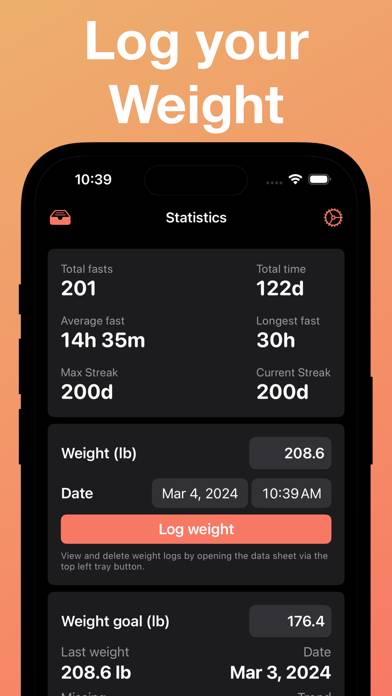 Intermittent Fasting Tracker: App screenshot #2