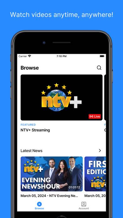 Ntv plus App screenshot #1