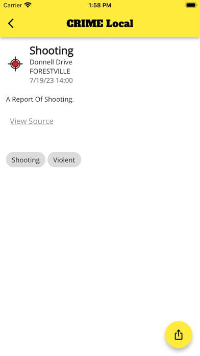 CRIME Local App screenshot