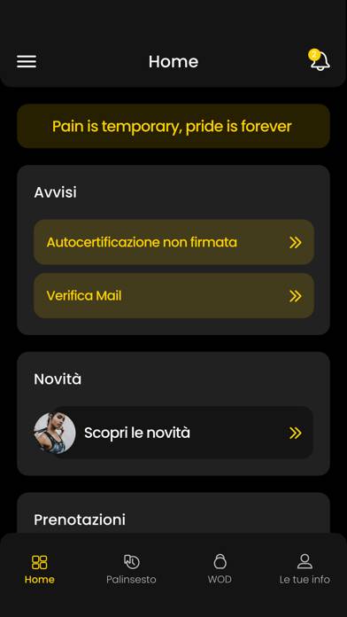 XMasters Schermata dell'app
