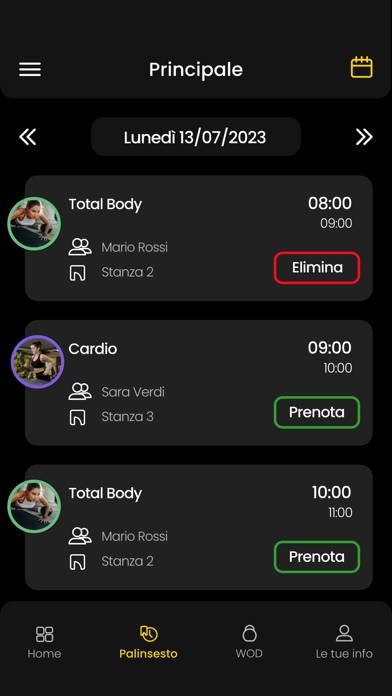 XMasters Schermata dell'app
