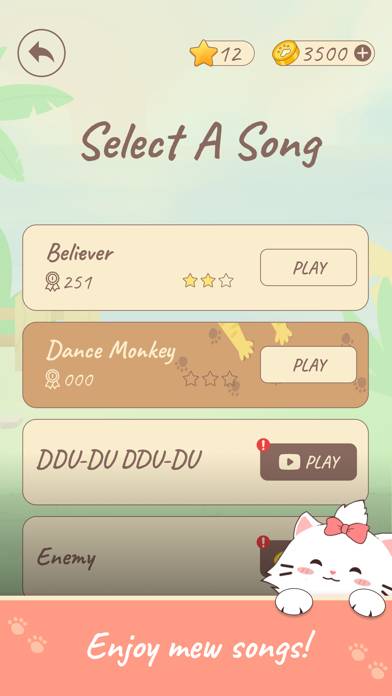Osu Cat Music Solo: Duet Cats Schermata dell'app #6