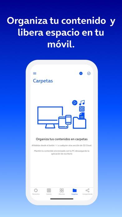 O2 Cloud Captura de pantalla de la aplicación