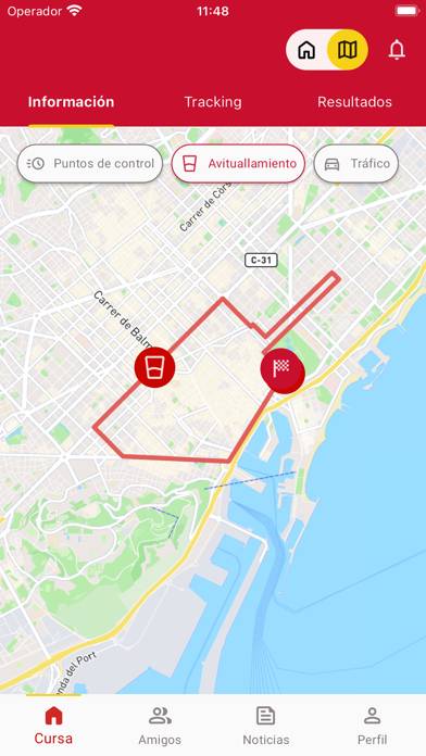 Cursa Bombers Barcelona Captura de pantalla de la aplicación