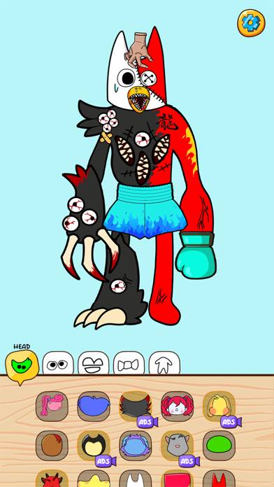 Monster Makeover Mix App preview #4