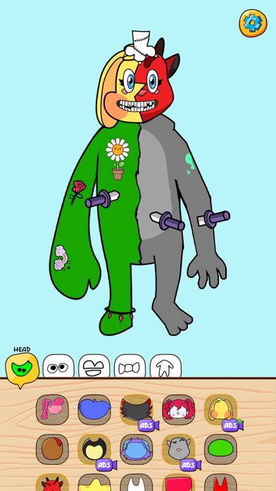 Monster Makeover Mix App preview #5