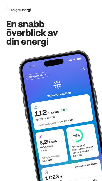 Telge Energi App skärmdump #1