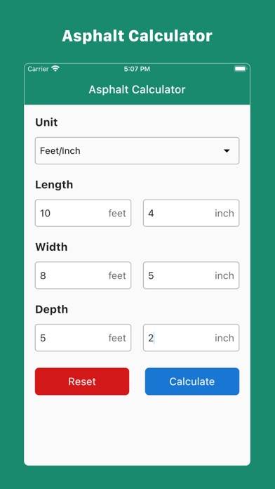 Asphalt Calculator - Hot Mix screenshot