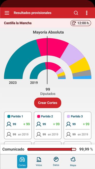 JCCM Elecciones 2023 App screenshot #3