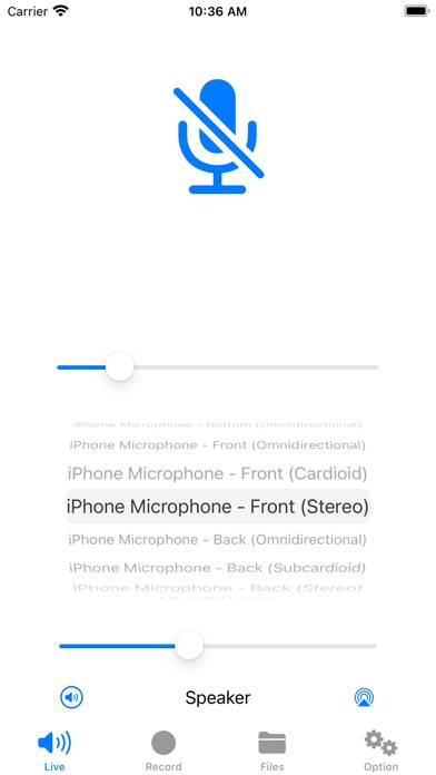 Stereo Microphone Captura de pantalla de la aplicación #1