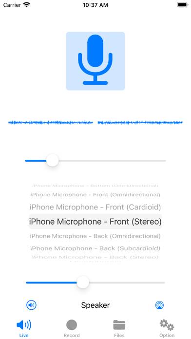 Stereo Microphone Скриншот приложения #2