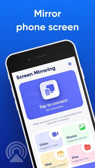 Screen Mirroring: Air Cast App Captura de pantalla de la aplicación #1