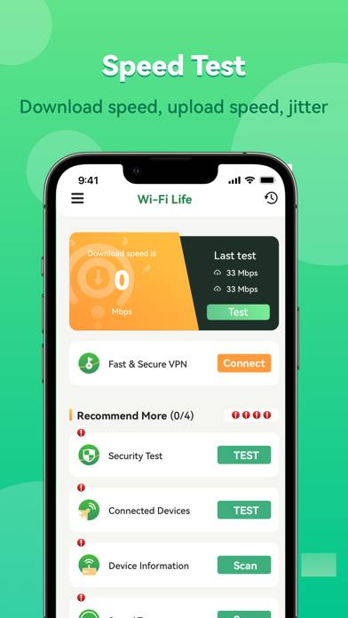 WiFi Life-Speed Test App skärmdump #1