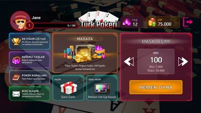 Turk Pokeri Uygulama ekran görüntüsü #1