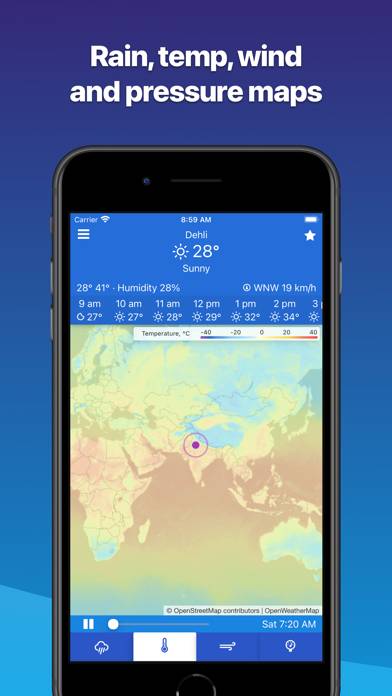 Rain Radar Weather Maps App skärmdump #3