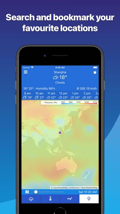Rain Radar Weather Maps App skärmdump #5