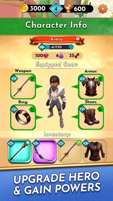 Heroes of Nymira: RPG Games App skärmdump #4
