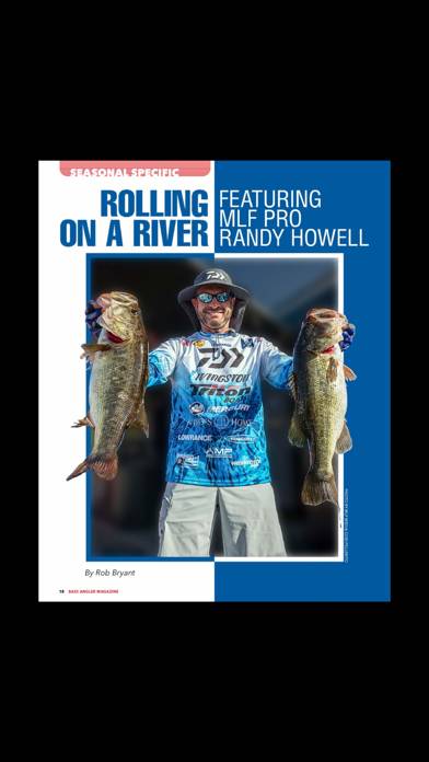 Bass Angler Magazine App screenshot