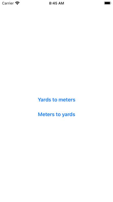 Yards and Meters App screenshot #1