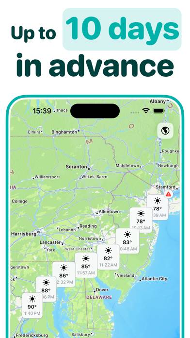 Road Weather Forecast: Wayther Capture d'écran de l'application #3