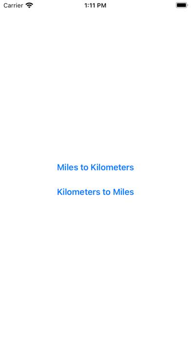 Miles and Kilometers Captura de pantalla de la aplicación #1