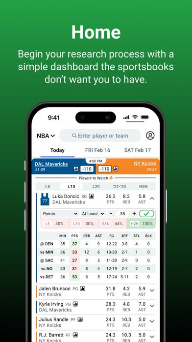 HOF Bets: Make Smarter Bets App screenshot