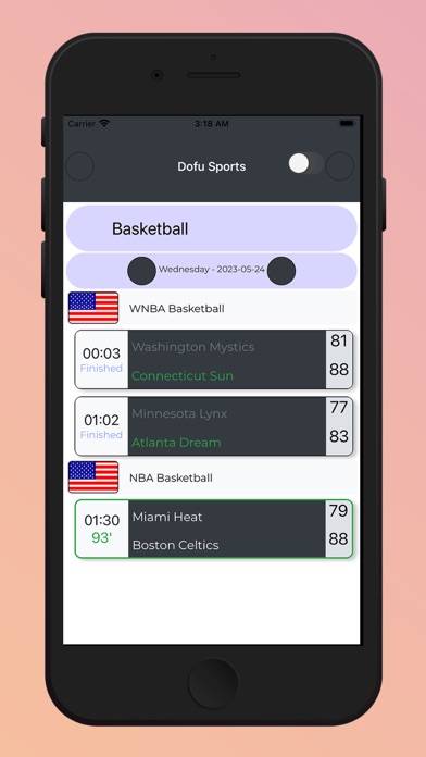 Dofu Sports App screenshot