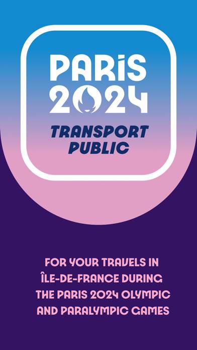 Transport Public Paris 2024 capture d'écran