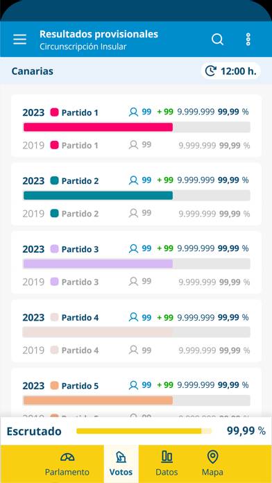 Elecciones Canarias 2023 App screenshot #3