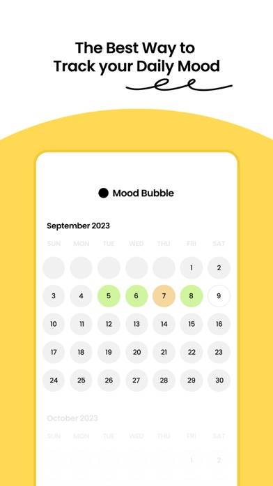 Mood Bubble Bildschirmfoto