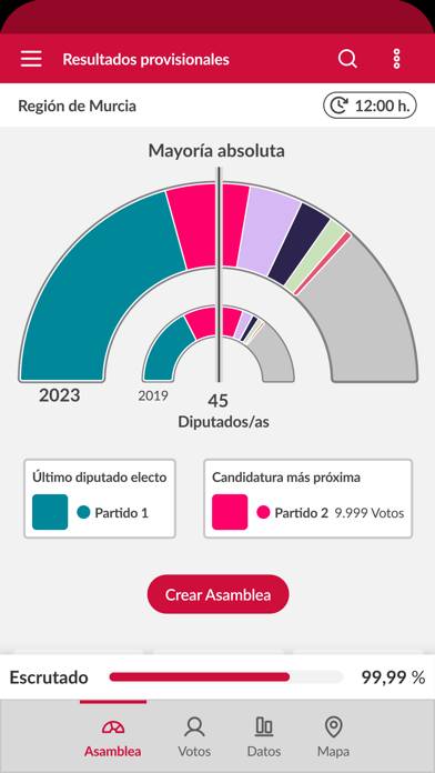 Elecciones Región de Murcia 23 App screenshot #2