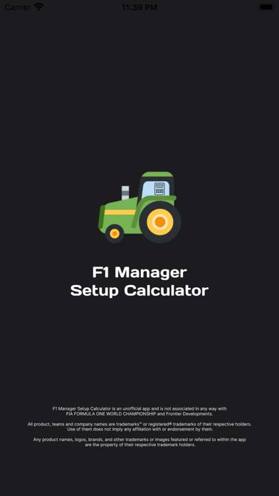 F1M Setup Calculator