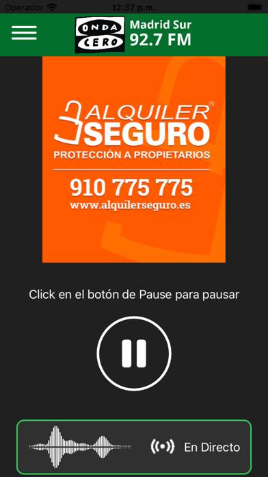 Onda Cero Madrid Sur 92.7 FM Captura de pantalla de la aplicación #3