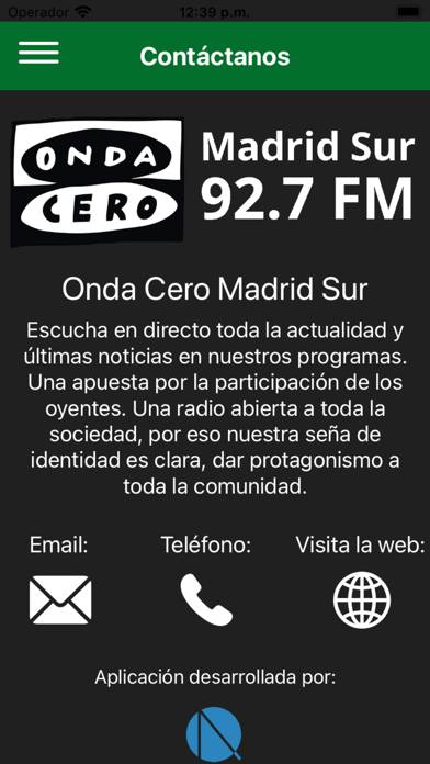 Onda Cero Madrid Sur 92.7 FM Captura de pantalla de la aplicación #5