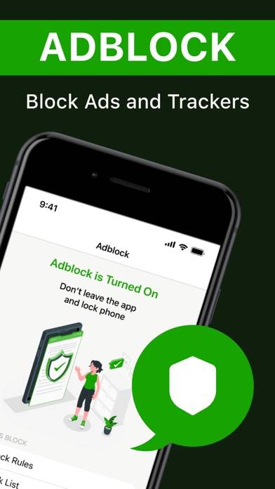 AdBlock internet guard lock ad Bildschirmfoto