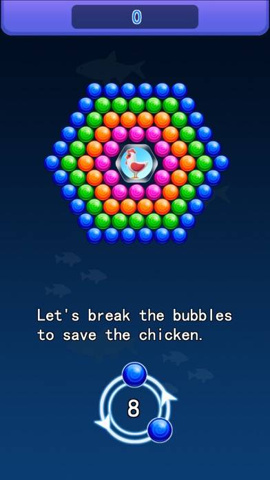 Bubble Shooter -Save the Chick Schermata dell'app #1