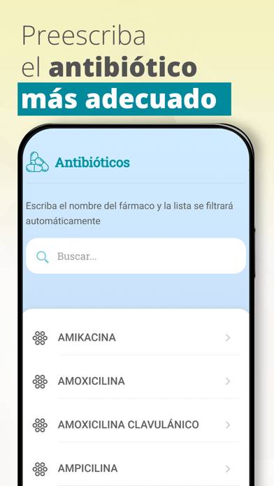 Infecciones Comunitarias Captura de pantalla de la aplicación