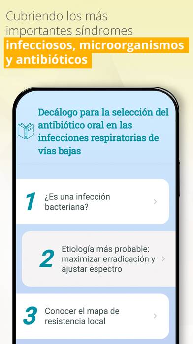 Infecciones Comunitarias Captura de pantalla de la aplicación #3
