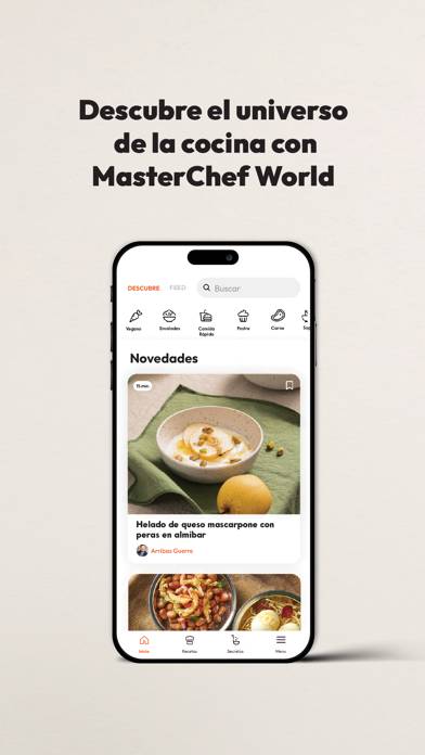Masterchef World App screenshot #1