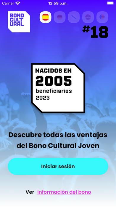 Bono Cultural Joven 2023 App screenshot #1